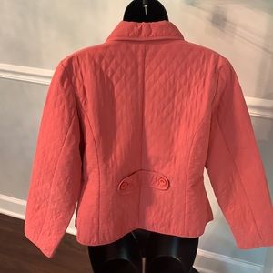 Christopher & Banks Cameo Pink Quilted Jacket Size S